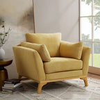Fauteuil d'appoint moderne à accoudoirs évasés VANOMi 41.7