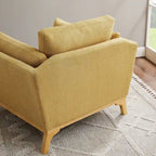 Fauteuil d'appoint moderne à accoudoirs évasés VANOMi 41.7