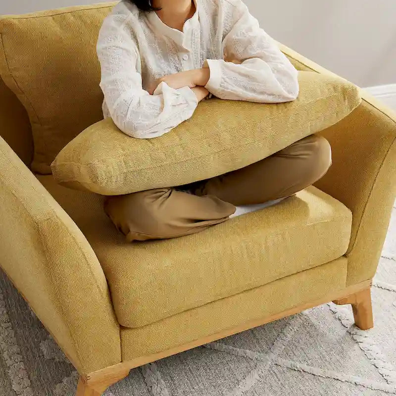 Fauteuil d'appoint moderne à accoudoirs évasés VANOMi 41.7