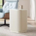 Table d'appoint plissée moderne blanche large 16 Studio 55D Murphy