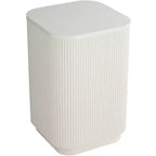 Table d'appoint plissée moderne blanche large 16 Studio 55D Murphy