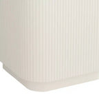 Table d'appoint plissée moderne blanche large 16 Studio 55D Murphy