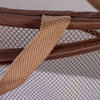 Panier à linge en maille escamotable, armature en acier à ressort, doublure en maille pour la circulation de l'air, grande capacité, montage facile, rangement compact