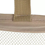 Panier à linge en maille escamotable, armature en acier à ressort, doublure en maille pour la circulation de l'air, grande capacité, montage facile, rangement compact