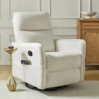 Fauteuil inclinable pivotant Curtis avec deux poches latérales par HULALA HOME