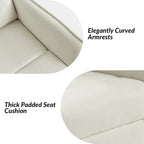 Fauteuil inclinable pivotant Curtis avec deux poches latérales par HULALA HOME