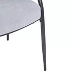 Christopher Knight Home Hayden Chaises de salle à manger rembourrées avec accoudoirs et pieds en métal (Lot de 2)