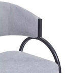 Christopher Knight Home Hayden Chaises de salle à manger rembourrées avec accoudoirs et pieds en métal (Lot de 2)
