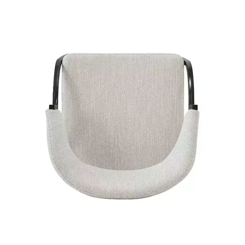 Christopher Knight Home Hayden Chaises de salle à manger rembourrées avec accoudoirs et pieds en métal (Lot de 2)