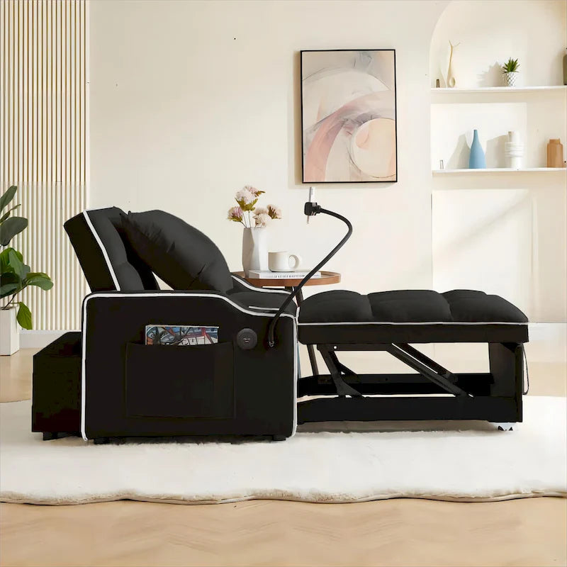 Fauteuil-lit convertible réglable