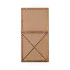 Dovelina Miroir sur pied à cadre vertical en bois – 180 x 90 cm, marron