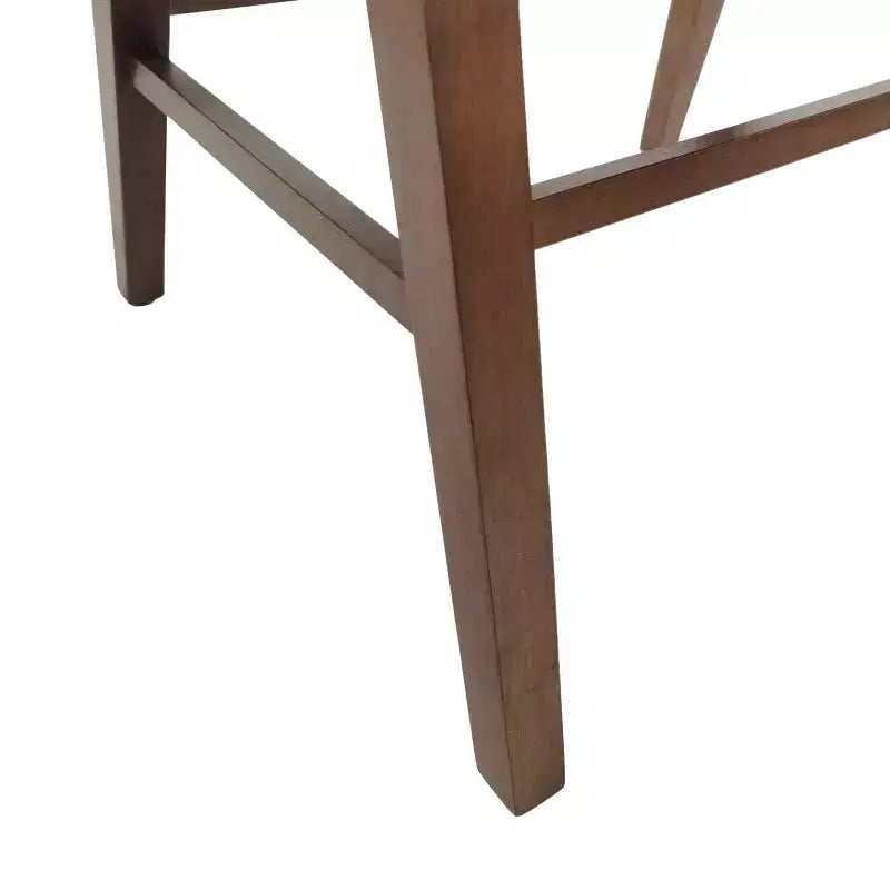 Chaises de salle à manger GDFStudio Sunapee en bois rembourré en tissu de style milieu de siècle (lot de 2)
