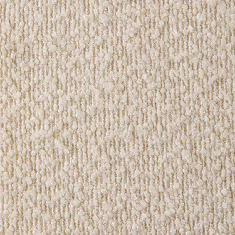 Banc en métal Harper avec coussin en tissu bouclette