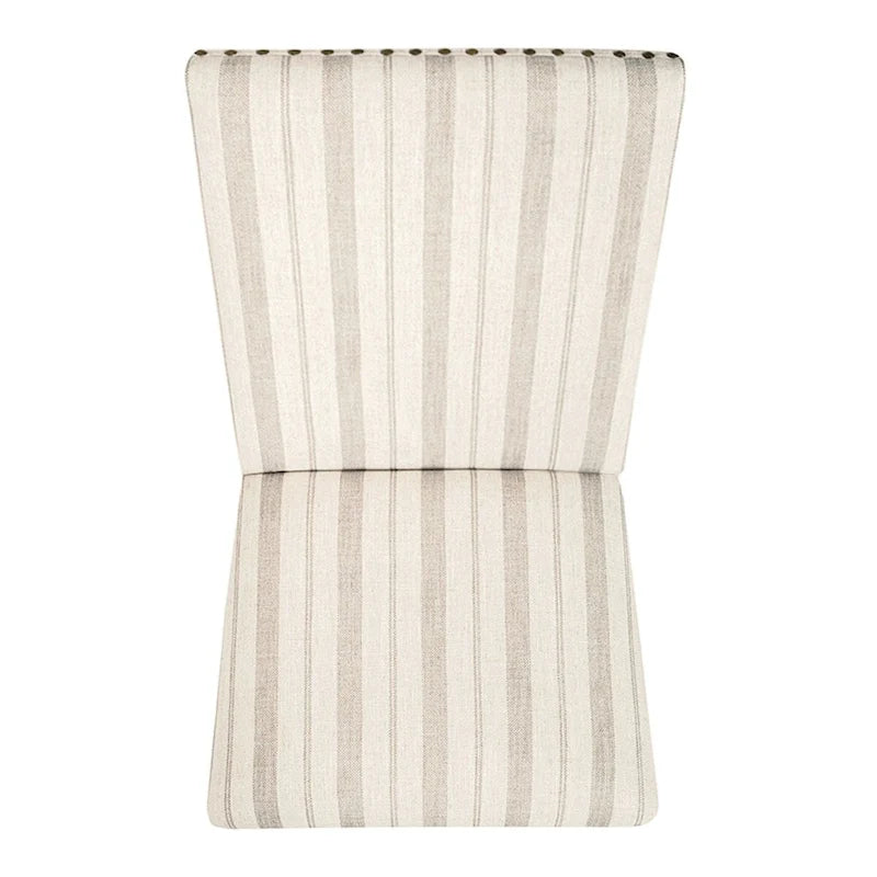 Chaise de salle à manger HomePop en bois rembourré - Lot de 2