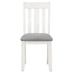 Ensemble de salle à manger 7 pièces de style rétro avec table extensible et 6 chaises rembourrées