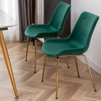 Ensemble de salle à manger rond 5 pièces Avant de Roundhill Furniture, avec table et 4 chaises
