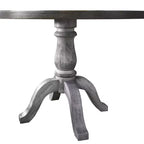 Table de salle à manger ronde sur pied en bois Iris de Roundhill Furniture