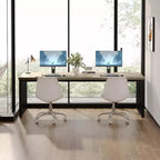 Lantine 78.74 Très Long Bureau d'Ordinateur pour 2 Personnes pour Bureau à Domicile