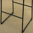 Tabourets de bar en similicuir PU vintage Lotusville de Roundhill Furniture, Marron antique, Lot de 2