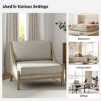 Lot de 2 fauteuils Winston avec assise modulable | HULALA HOME