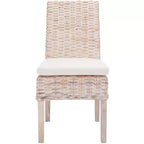 Chaise d'appoint Sanibel avec coussin (lot de 2) - FOX6541 - Safavieh Couture