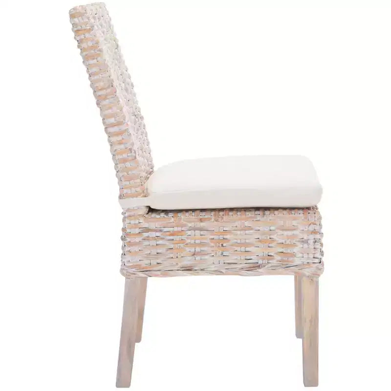 Chaise d'appoint Sanibel avec coussin (lot de 2) - FOX6541 - Safavieh Couture