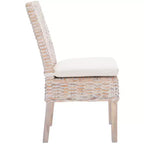 Chaise d'appoint Sanibel avec coussin (lot de 2) - FOX6541 - Safavieh Couture