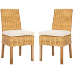 Sanibel Side Chair W/ Cushion (Set of 2) - FOX6541 - Safavieh Couture