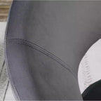 Roundhill Furniture Slatina, fauteuil d'appoint en velours soyeux, gris avec piètement doré
