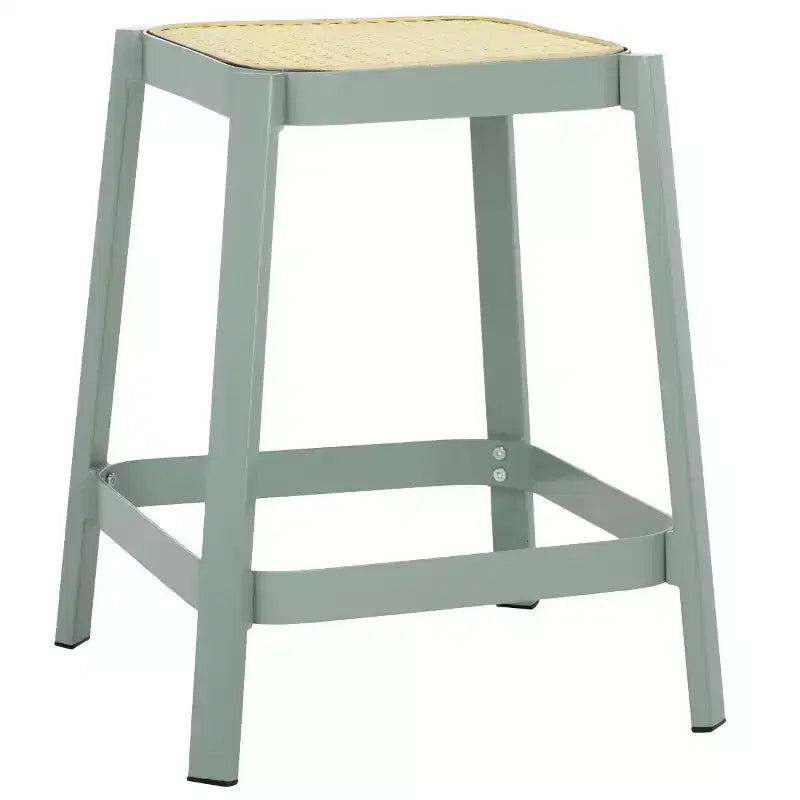 Tabouret Palmyra Cane - STL2500A - Aqua Smoke/Naturel - Safavieh