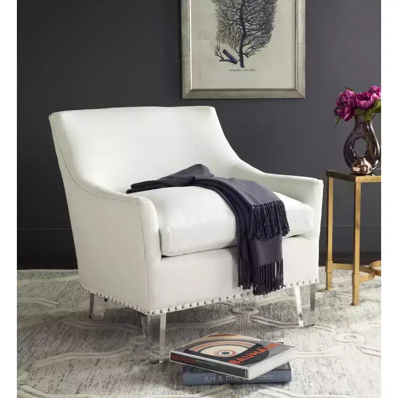 Fauteuil Club Burbank en acrylique - MCR4214 - Safavieh