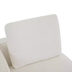 Christopher Knight Home Evelyn Canapé modulaire rembourré 4 places avec oreillers, beige/marron