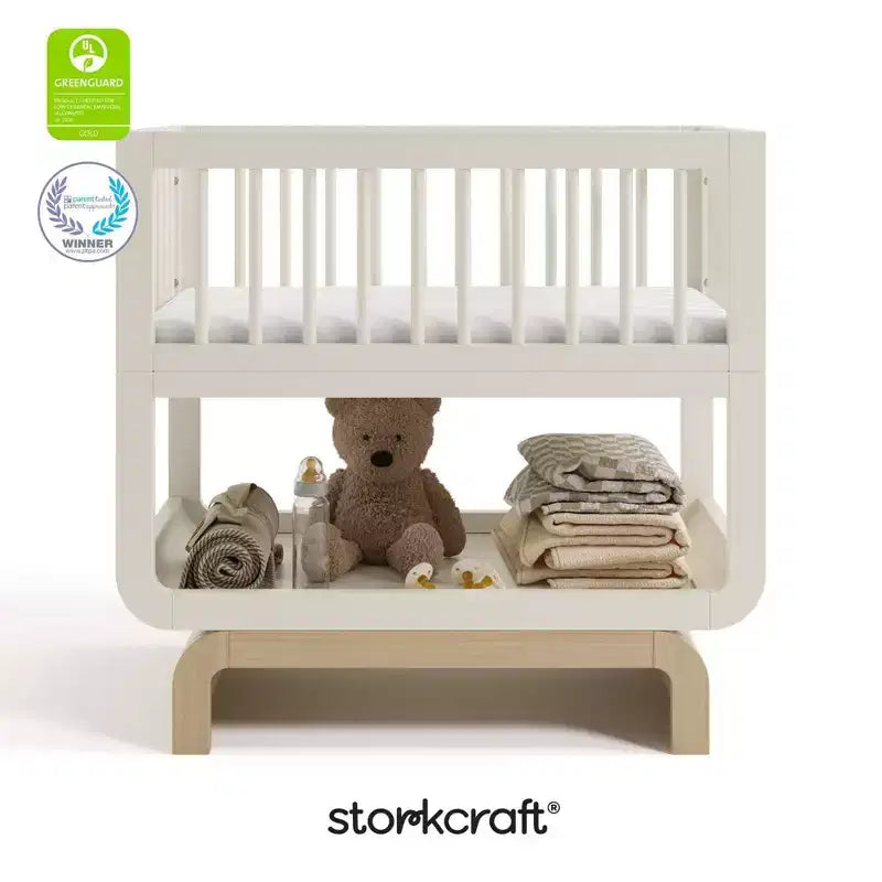 Storkcraft Santorini Berceau convertible et coffre à jouets