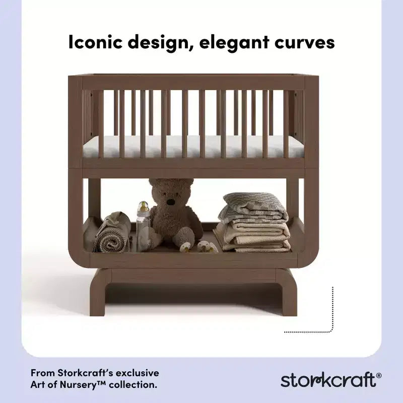 Storkcraft Santorini Berceau convertible et coffre à jouets