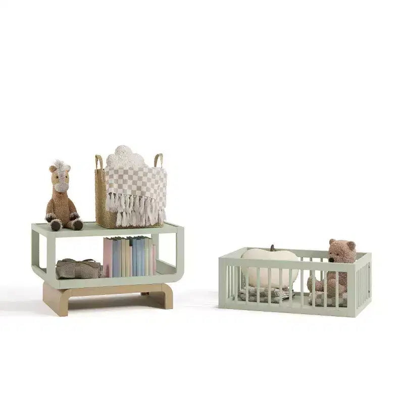 Storkcraft Santorini Berceau convertible et coffre à jouets