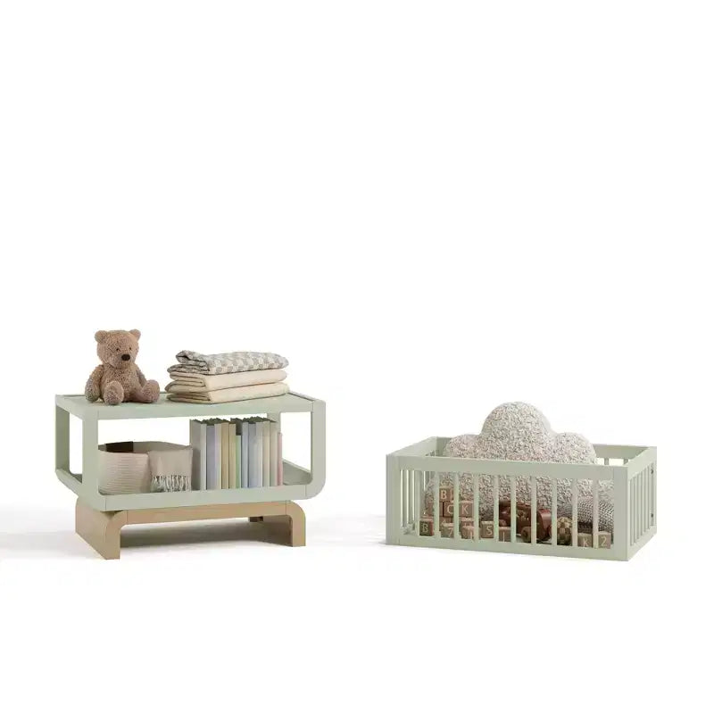 Storkcraft Santorini Berceau convertible et coffre à jouets