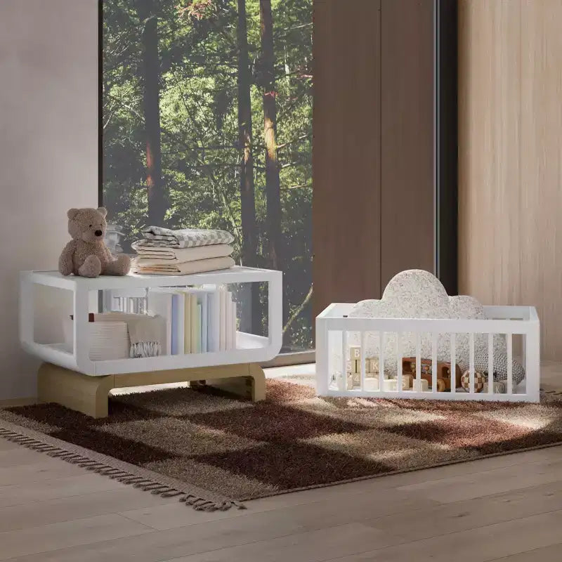 Storkcraft Santorini Berceau convertible et coffre à jouets