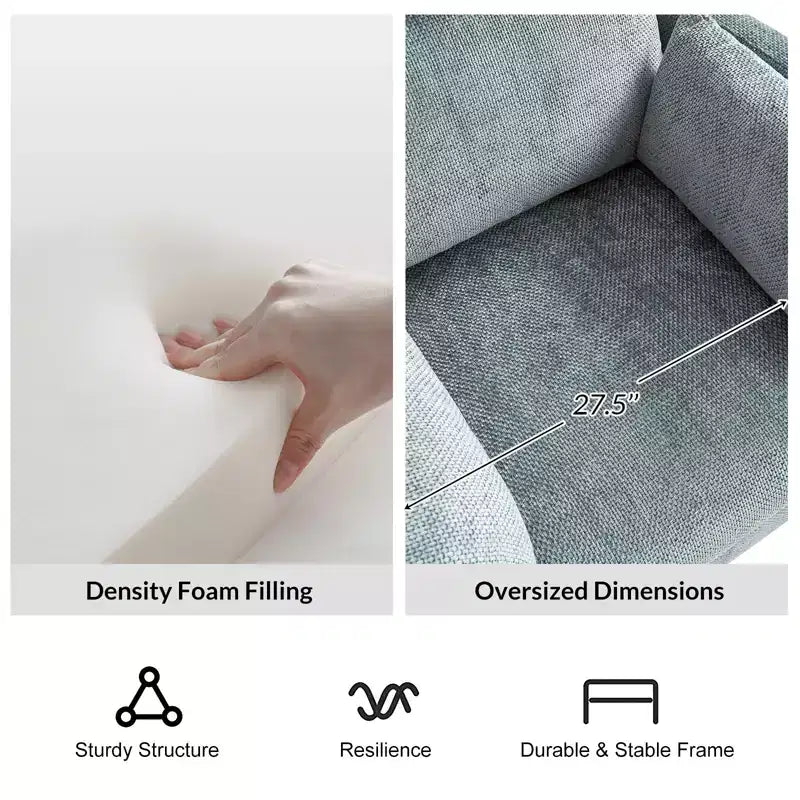 Fauteuil inclinable, pivotant et berçant Julius 38 Power Nursery avec port USB | HULALA HOME