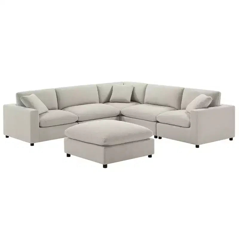 Canapé modulaire 6 pièces Casella Comfort Pointe
