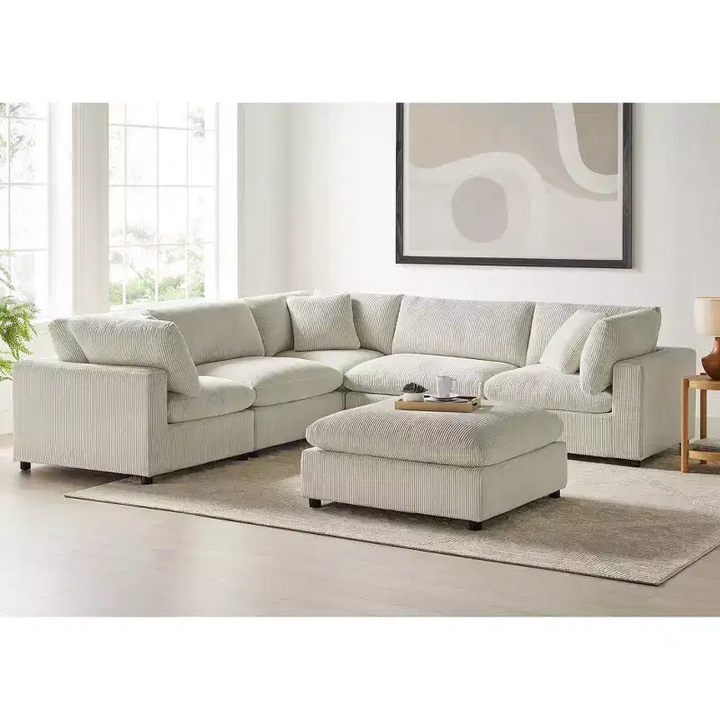 Canapé modulaire 6 pièces Casella Comfort Pointe