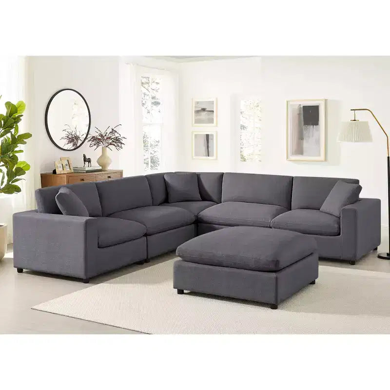 Canapé modulaire 6 pièces Casella Comfort Pointe