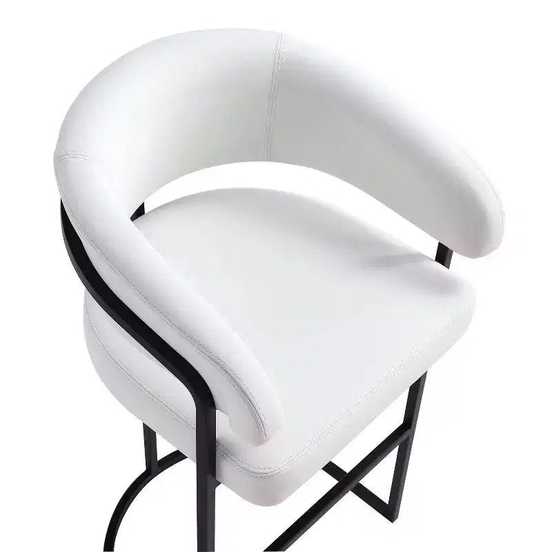 Tabouret de bar moderne en similicuir Augusta de Manhattan Comfort