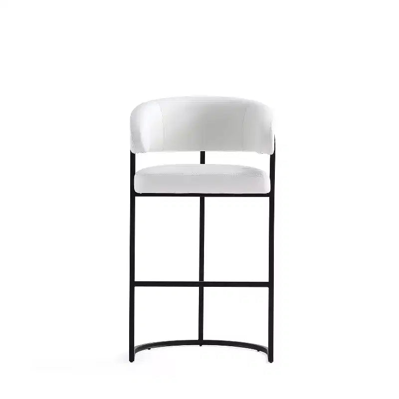 Tabouret de bar moderne en similicuir Augusta de Manhattan Comfort