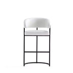 Tabouret de bar moderne en similicuir Augusta de Manhattan Comfort
