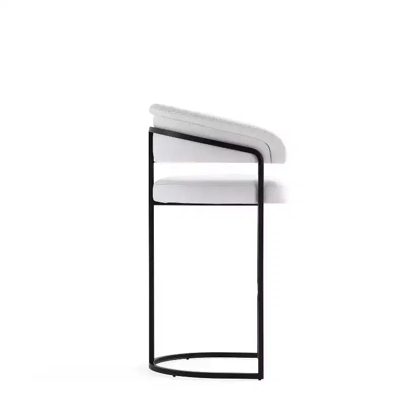 Tabouret de bar moderne en similicuir Augusta de Manhattan Comfort