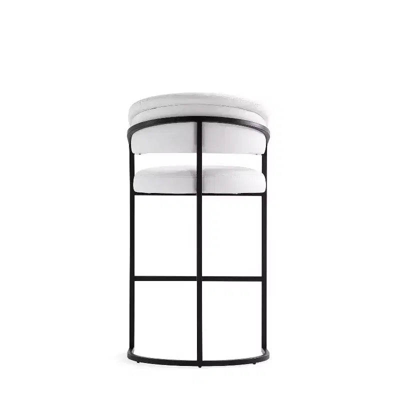 Tabouret de bar moderne en similicuir Augusta de Manhattan Comfort
