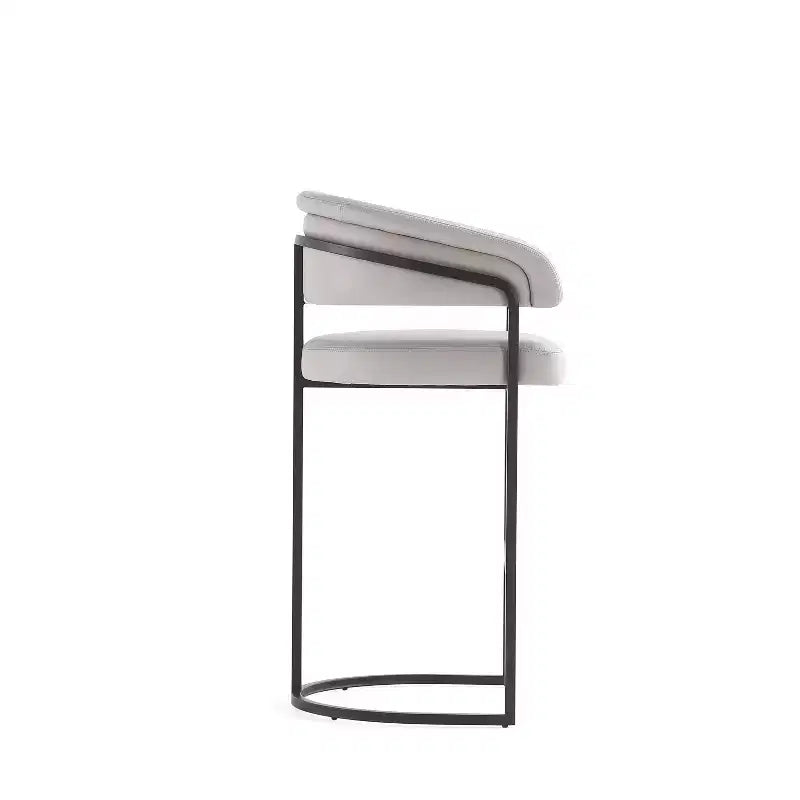 Tabouret de bar moderne en similicuir Augusta de Manhattan Comfort