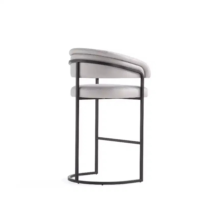 Tabouret de bar moderne en similicuir Augusta de Manhattan Comfort