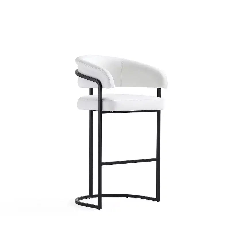 Tabouret de bar moderne en similicuir Augusta de Manhattan Comfort