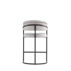 Lot de 2 tabourets de bar à hauteur de comptoir modernes rembourrés en similicuir Augusta de Manhattan Comfort